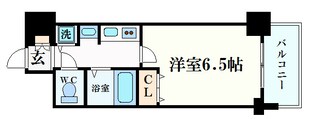 プレサンス難波リバーオアシスの物件間取画像